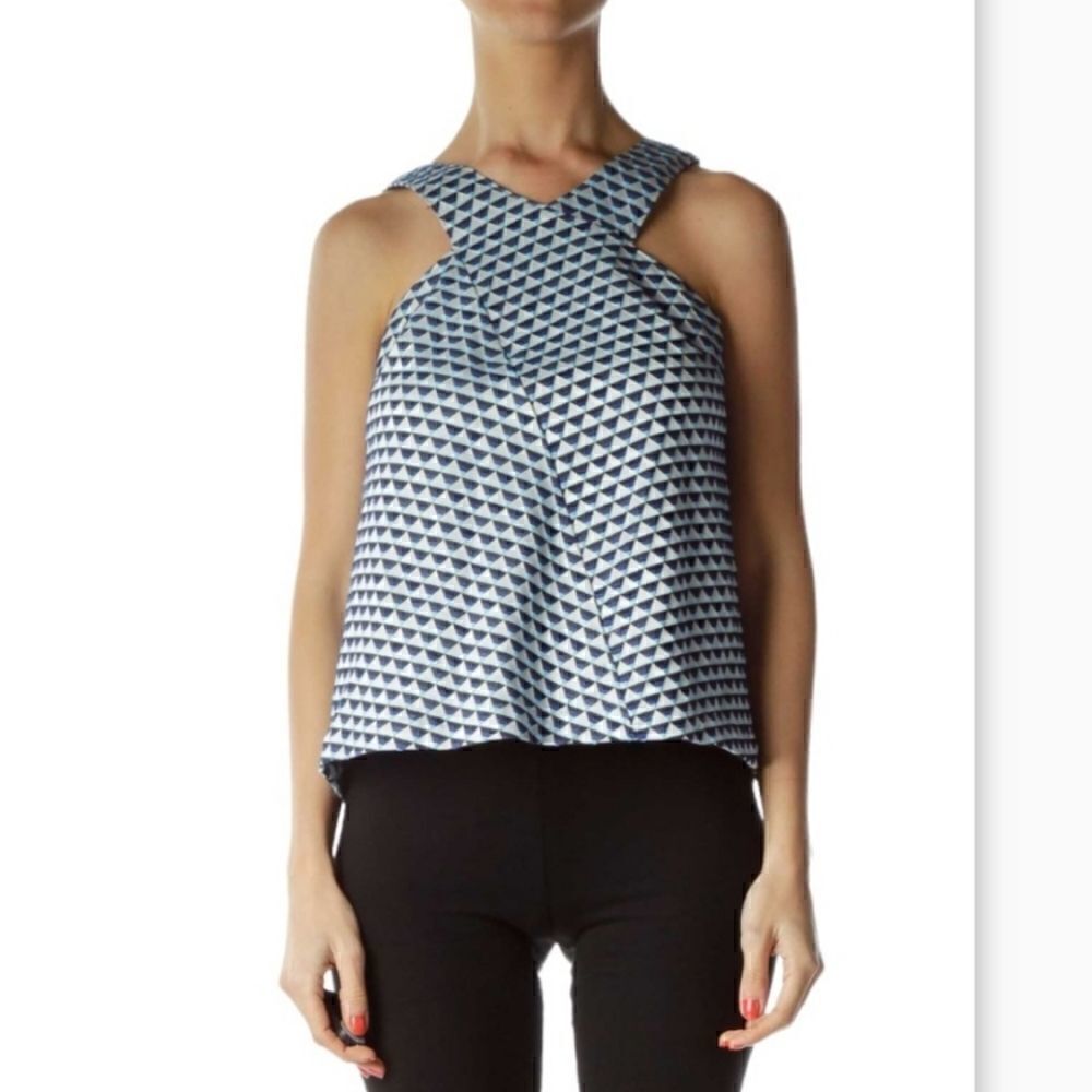 HD in Paris geometric tank top